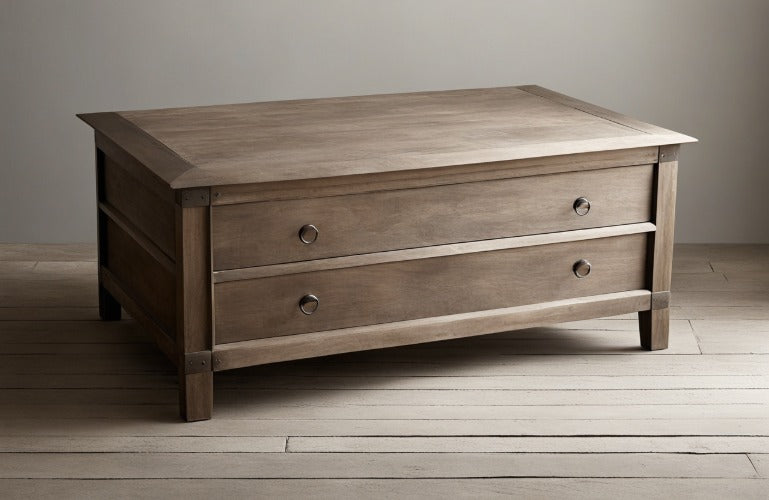 Mesa de Centro Campiña — Madera Natural Diseño Rústico